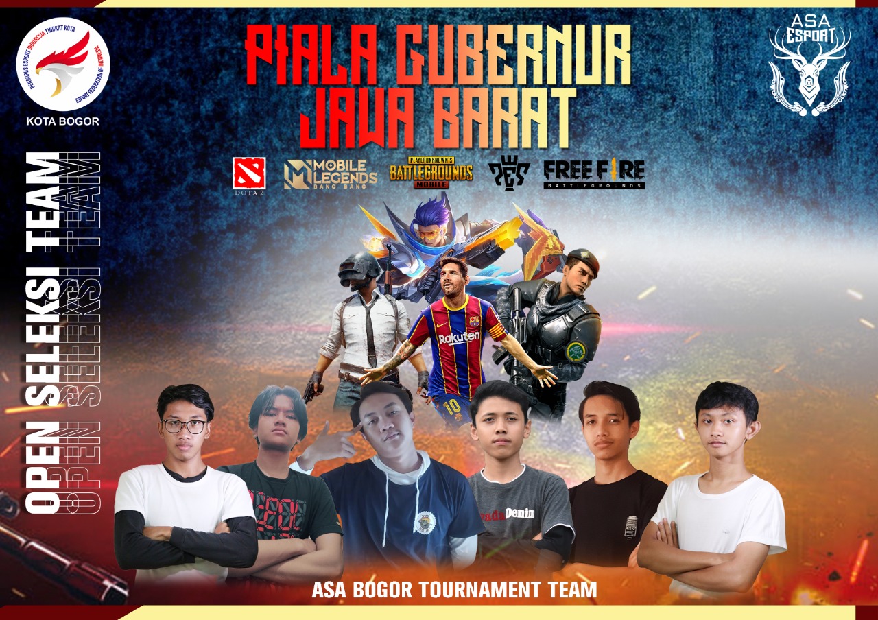 Delapan Tim E-Sport Kota Bogor Siap Tanding di Kejuaran Piala Gubernur 2021