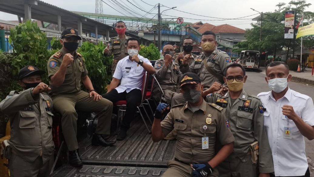 Trantib dan BKO Satpol PP Boteng Terus Bergerak Sukseskan Penataan Kota