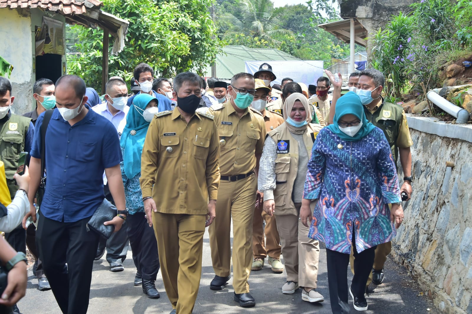 Bupati Bogor Tinjau Progres Pembangunan Program Samisade