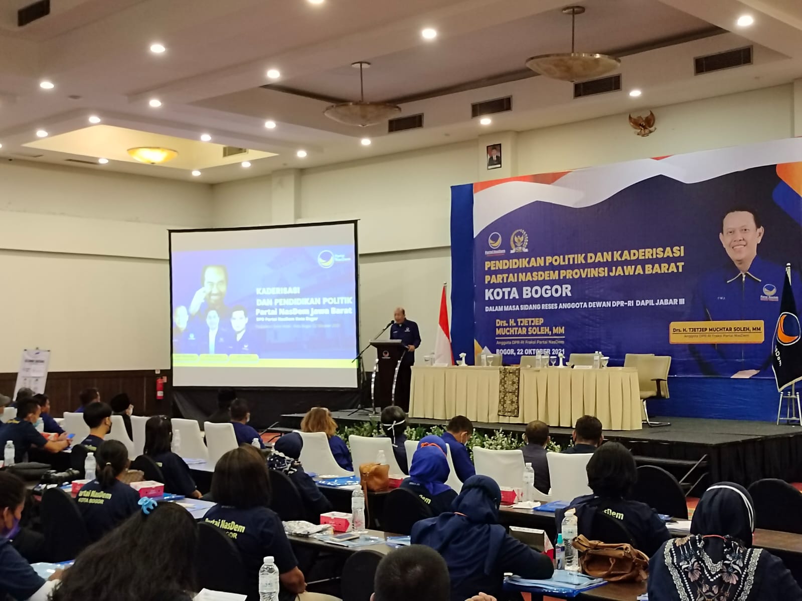 Perkuat Kaderisasi, Partai Nasdem Kota Bogor Gelar Pendidikan Politik