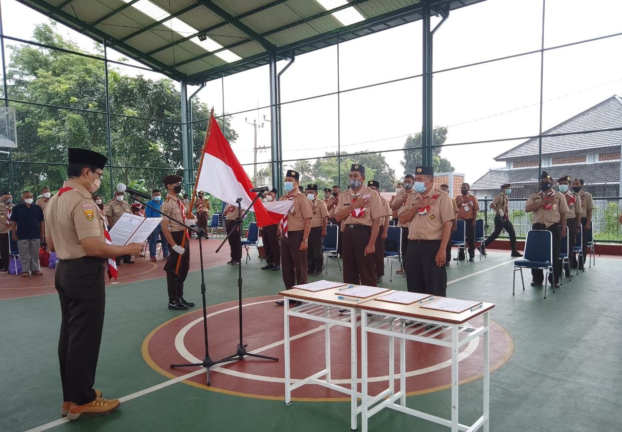 Pengurus Pramuka Ranting Tamansari Resmi Dilantik