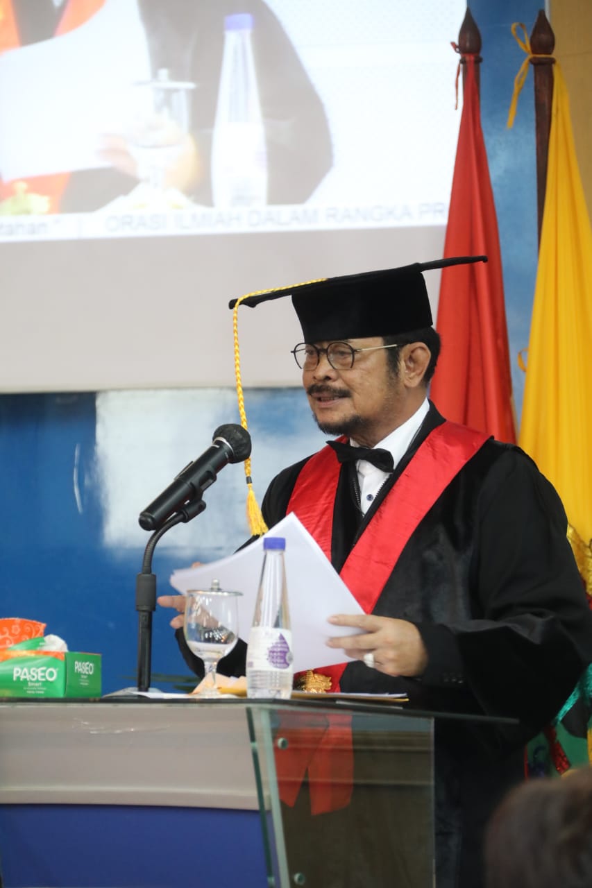 SYL Raih Gelar Profesor Kehormatan, Rektor Unhas Beberkan Alasannya