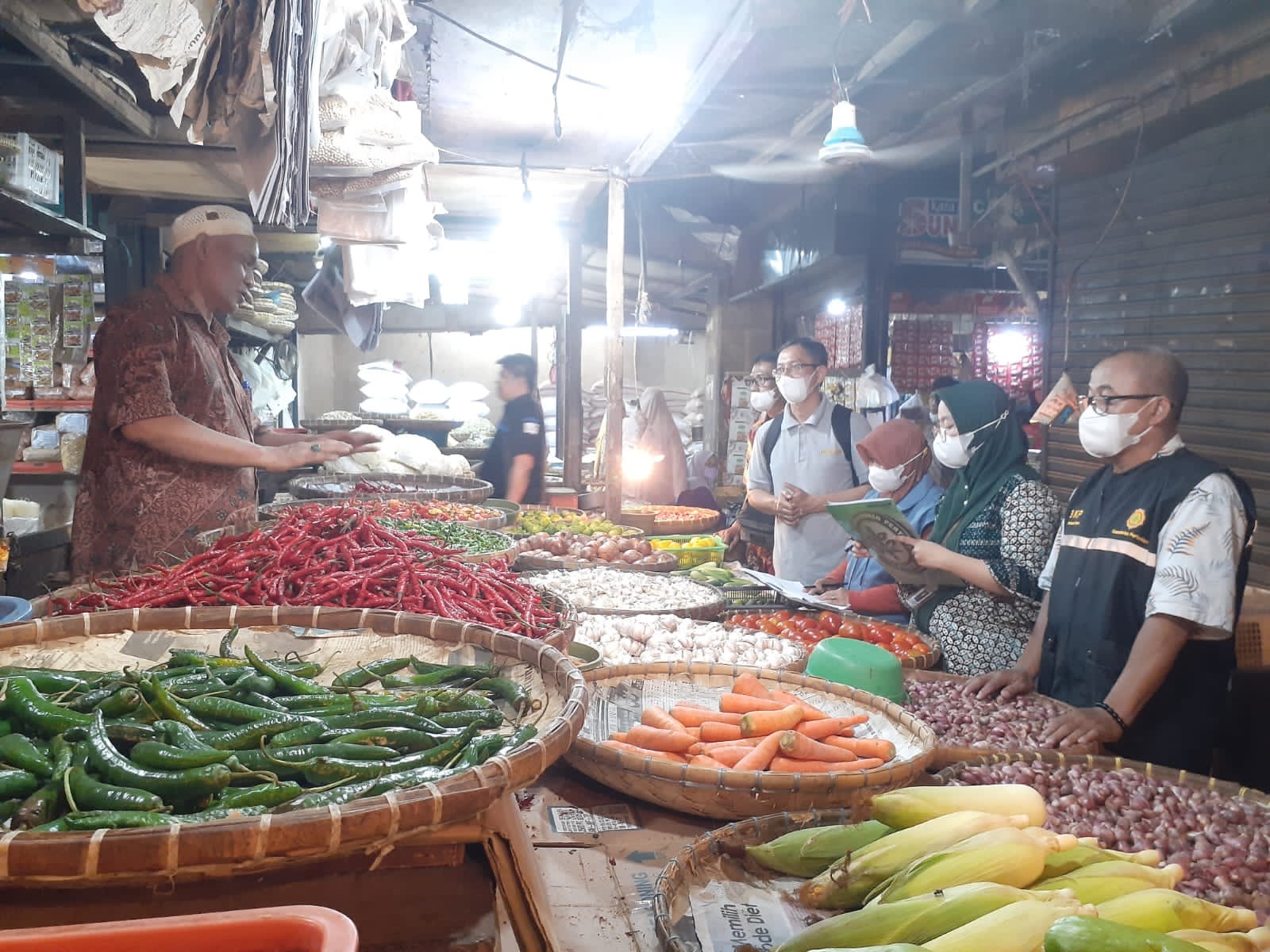 Libatkan Dinas dan Kepala Pasar, Kementan pantau Stok Pangan di Bekasi
