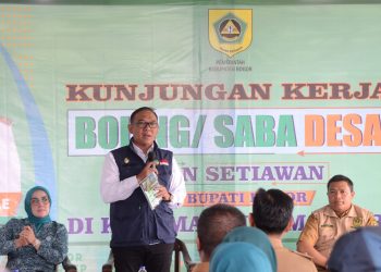 Saba Desa, Plt. Bupati Bogor Sosialisasikan Pencairan Dana Samisade