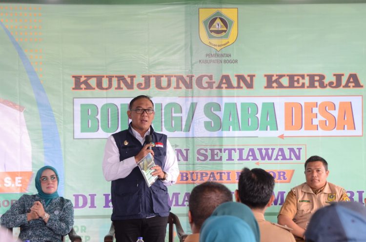 Saba Desa, Plt. Bupati Bogor Sosialisasikan Pencairan Dana Samisade