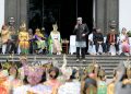 Jadi Warisan Budaya Tak Benda Indonesia, Tari Merak Digelar Massal di Gedung Sate
