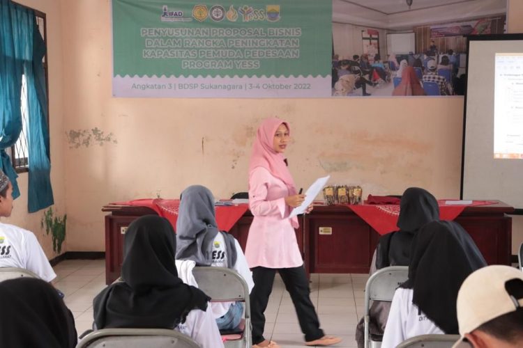 Ikuti Pelatihan Proposal Bisnis, Milenial Sukanagara Siap Jalankan Usaha Pertanian