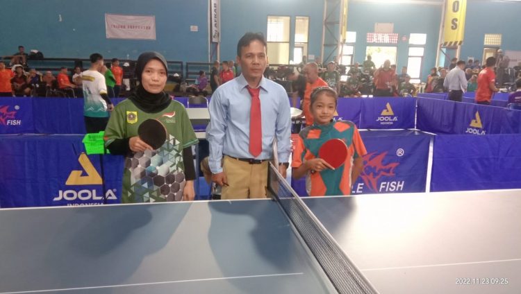 Cabor Tenis Meja Raih Emas Pertama di Peparda VI Jawa Barat 2022