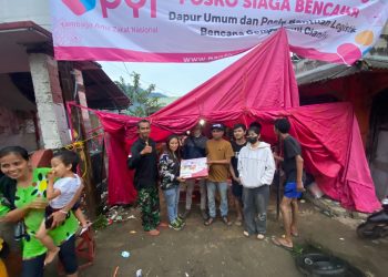 GEMA MKGR Kota Bekasi Berikan Sembako Dan Donasi Untuk Bencana Alam di Cianjur