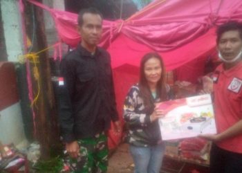 Pemuda LIRA Kota Bekasi Beri Bantuan Ke Korban Gempa Cianjur