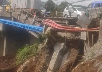 Jembatan Cibadak Sukabumi Ambruk, Polres Bogor Belum Lakukan Rekayasa Lalin