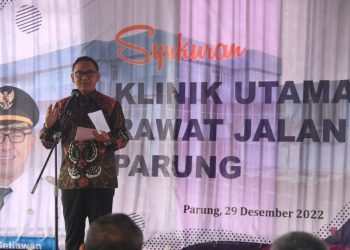 Jamin Kesehatan Masyarakat, Pemkab Bogor Resmikan Klinik Utama Rawat Jalan di Parung