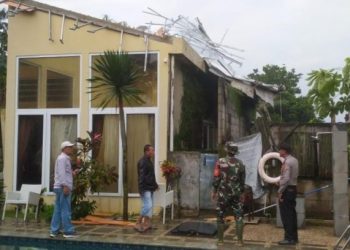 Di Sapu Angin Puting Beliung, Belasan Rumah di Ciampea Rusak