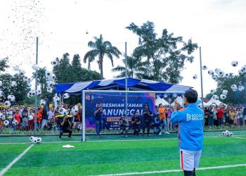 Disperumkim Akan Kaji Pengelolaan dan Tarif Sewa Lapangan Mini Soccer Manunggal 