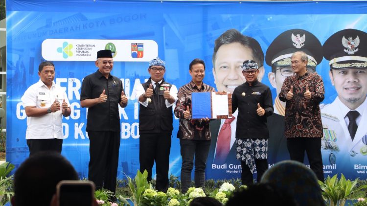Resmikan Gedung Baru RSUD Kota Bogor, Menkes Budi Janjikan Beri Alat Cath Lab