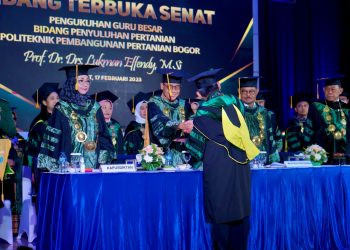 Kementan Kukuhkan Guru Besar Pertama Polbangtan