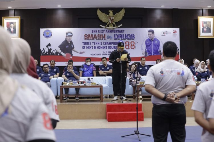 BNN Gelar Kejuaraan Tenis Meja Libatkan Veteran Atlet Nasional