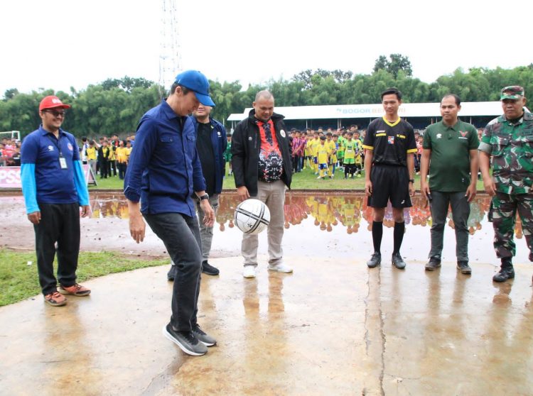 Dukung Liga Usia Dini, Dedie Rachim Harap Lahirkan Bibit Unggul