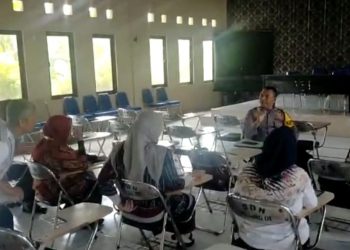 Polsek Tenjo Gelar Jumat Curhat di Gedung PGRI 