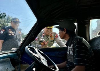 Polresta Bogor Kota Gelar Ramp Check di Terminal Baranangsiang