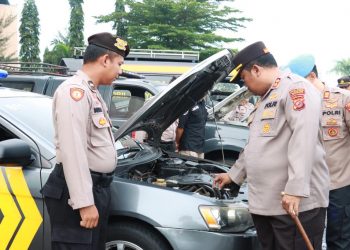 Polres Bogor Cek Kendaraan Dinas Jelang Operasi Ketupat Lodaya 2023