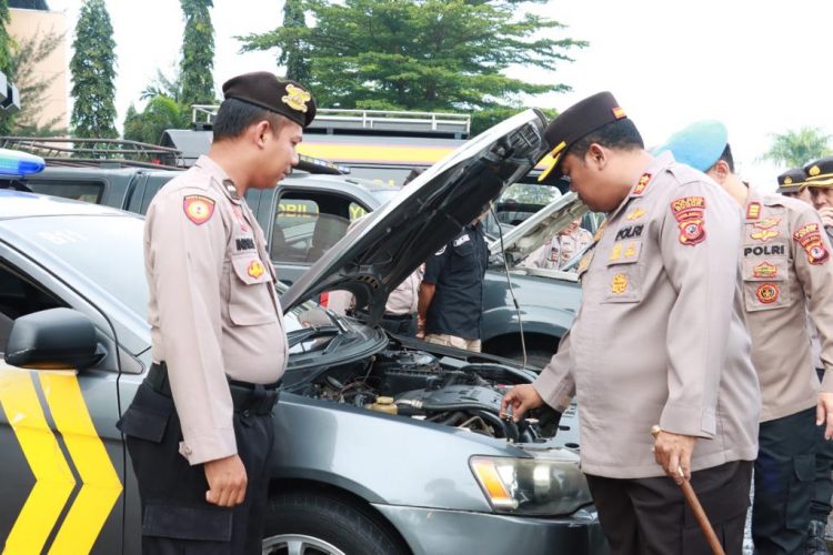 Polres Bogor Cek Kendaraan Dinas Jelang Operasi Ketupat Lodaya 2023