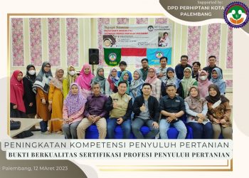 Polbangtan Kementan Gandeng DPD Perhiptani Kota Palembang Tingkatkan Kompetensi Penyuluh