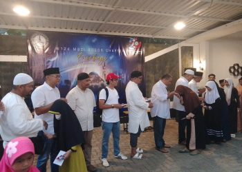 Resmikan Sekretariat, MBCI Chapter Bogor Berbagi Takjil dan Santunan Yatim