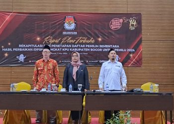 KPU Bersama PPK Lakukan Rapat Pleno Terbuka Rekapitulasi dan Penetapan DPSHP