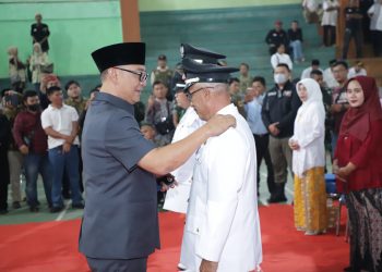 Lantik Kepala Desa, Pesan Iwan Setiawan: Untuk Pembangunan Data Harus Valid dan Berkualitas