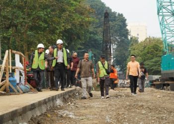 Komisi III Sidak Pembangunan Jembatan Otista, Pastikan Pembangunan Harus Tepat Waktu