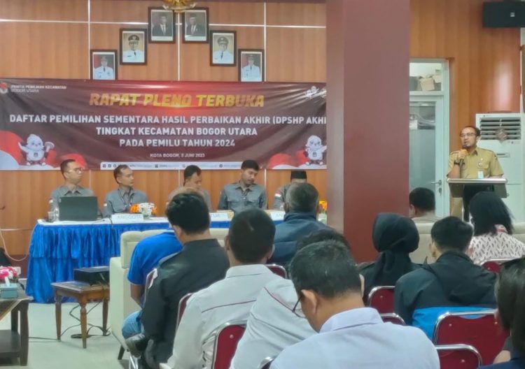 PPK Bogor Utara Laksanakan Rapat Pleno Rekapitulasi Penetepan DPSHP
