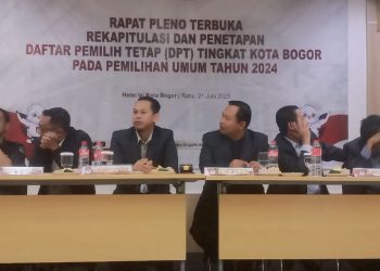 KPU Kota Bogor Tetapkan, DPT Pemilu 2024 Sebanyak 800.181 Pemilih