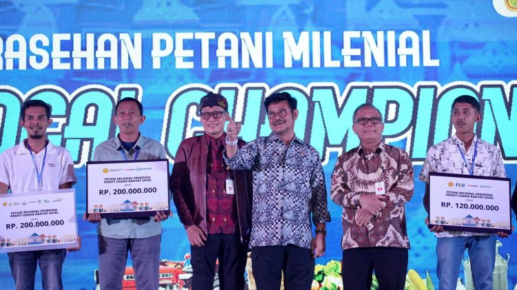 Di Malam Puncak Sarasehan Petani Milenial, Mentan: Kolaborasi Jadi Kunci Bisnis Pertanian