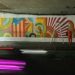 Percantik Kolong Semangi, PPSU Membuat Mural Motif Cerah