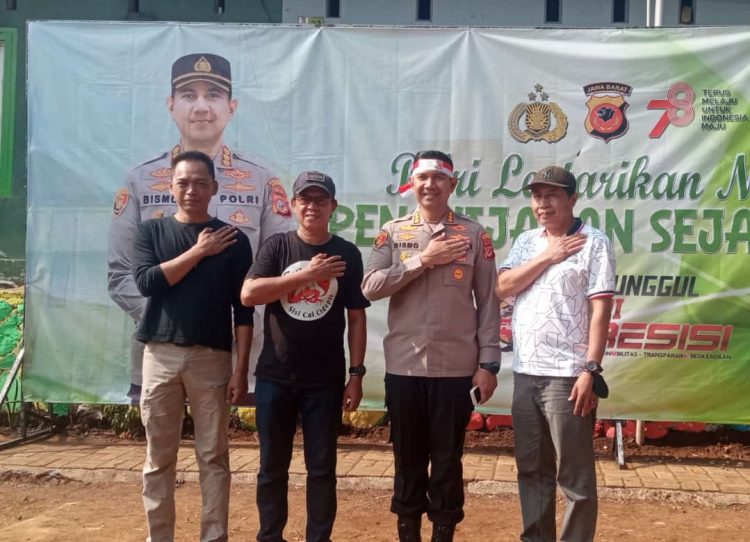 Polresta Bogor Kota Tanam 2.500 Pohon di Kampung Sicapit