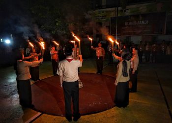 Pramuka Gelar Malam Renungan dan Ulang Janji Pramuka