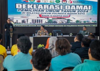Deklarasi Damai Pemilu 2024 di Kota Bogor