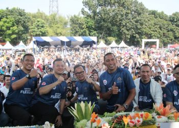 Libatkan Puluhan UMKM dan Zumba Bersama, Puncak HUT Kadin Diikuti Ribuan Peserta