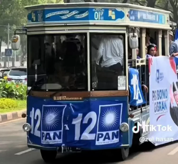 Heboh! Bus Uncal Aset Pemkot Bogor Dipakai Kampanye Parpol