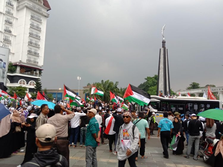 Umat Muslim Bogor Gelar Aksi Bela Palestina