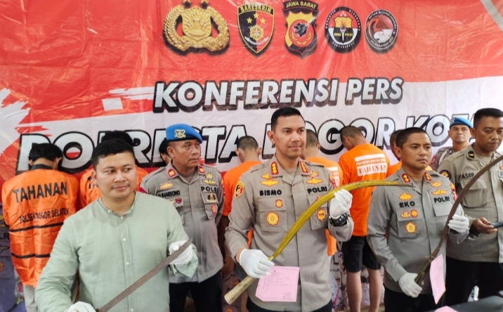 Polisi Ringkus 7 Pelaku Tawuran Bersenjata Tajam