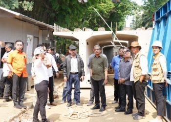 Sidak Pembangunan Jembatan Otista, Komisi III Minta Kepastian Pembangunan Selesai Tepat Waktu