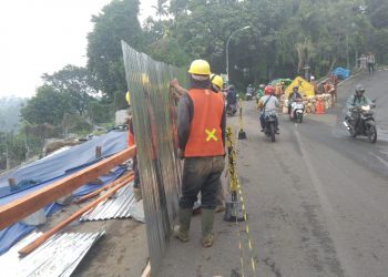 Kontraktor Gerak Cepat Tangani Longsor di Area Underpass Batutulis 
