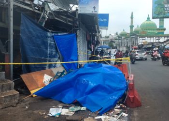 Akibat Gas Melon Meledak, Kios Jamu Luluh Lantah 