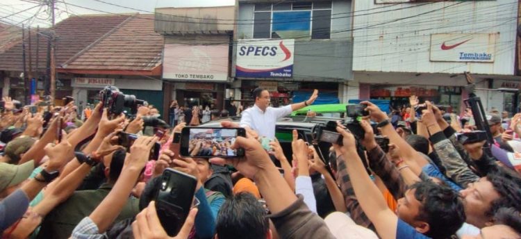 Anies Gelar Kampanye Hari Pertama di Bogor
