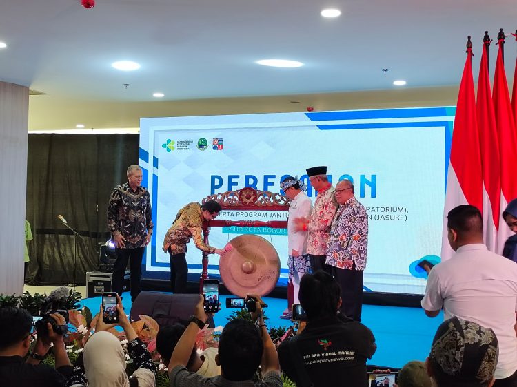 Gedung Blok I dan IV RSUD Kota Bogor Diresmikan Menteri Kesehatan 