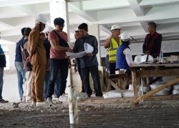 Komisi III DPRD Kota Bogor Sidak Proyek Pasar Gembrong Sukasari