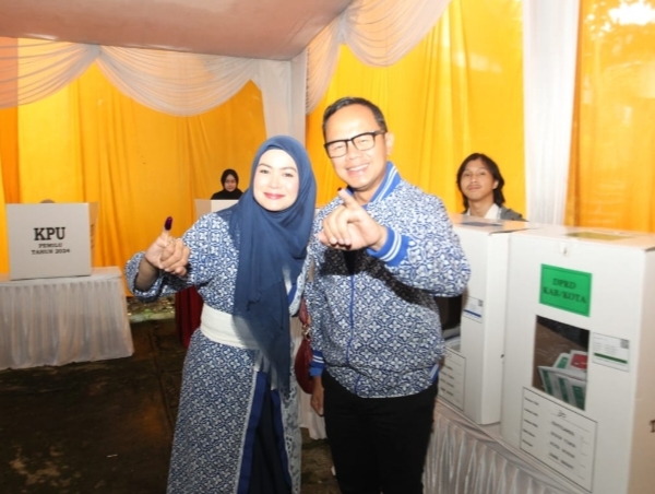 Pemilu Berjalan Aman, Warga Kota Bogor Berkreasi Tekan Golput