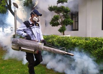 Kantor DPRD Kabupaten Bogor di Fogging Untuk Cegah DBD